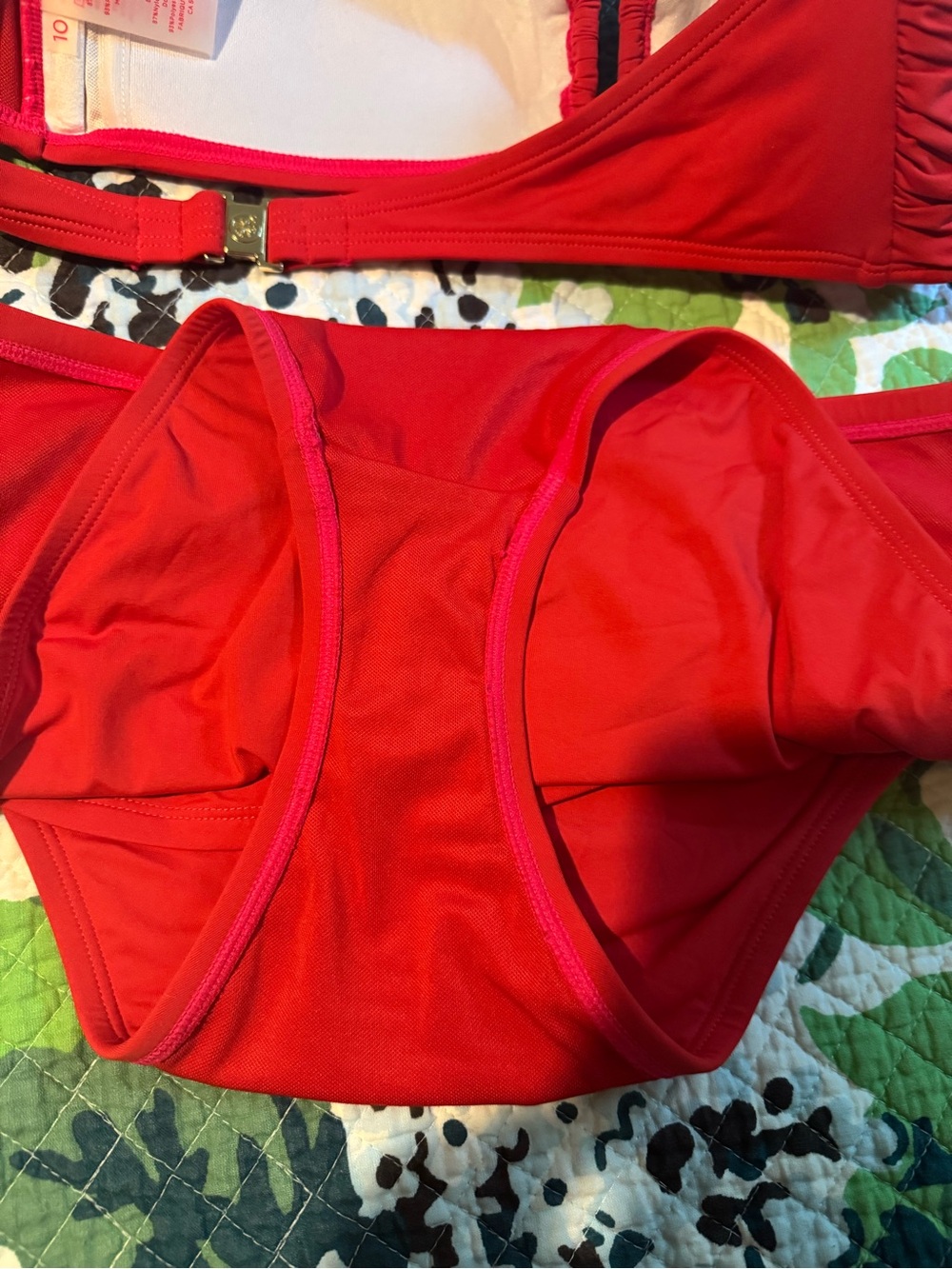 Lilly Pulitzer Red Bandeau Bikini Set - Picture 5 of 5